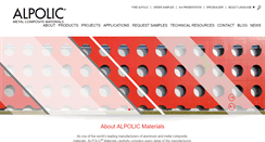 Desktop Screenshot of alpolic-americas.com